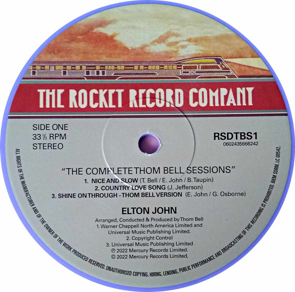 Elton John - The Complete Thom Bell Sessions 2022 LP, Ltd, RE, Lav Mercury, Merc - Bild 3 von 5