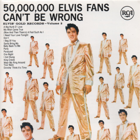 Elvis Presley 50,000,000 Elvis Fans Can't Be Wrong Elvis' Gold Records Vol 2 CD - Picture 1 of 5